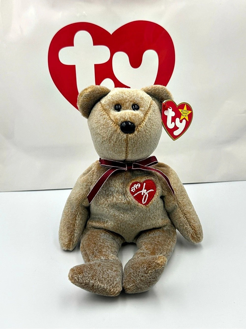 Ty 1999 Signature Bear Plush Bear